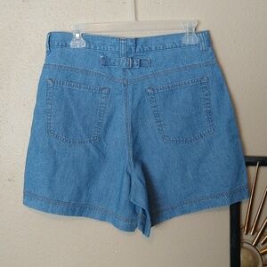 90's Essential Style High Waisted Denim Shorts